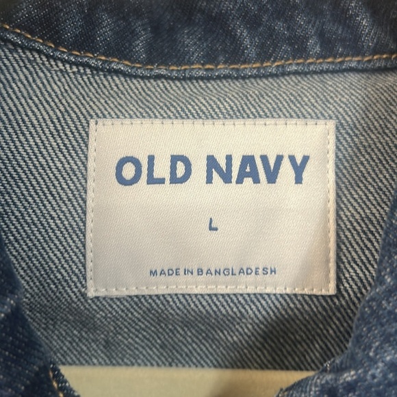 NWT Dark Wash Denim Jacket - Old Navy - Picture 3 of 5